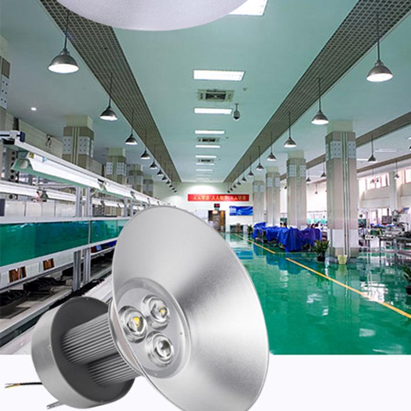 200W/300W LED工矿灯 工厂车库厂房车间仓库照明首选投光灯吊灯解析